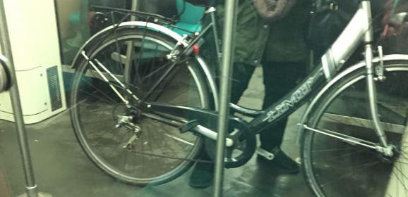 Totale verwarring om fiets in metro (update)